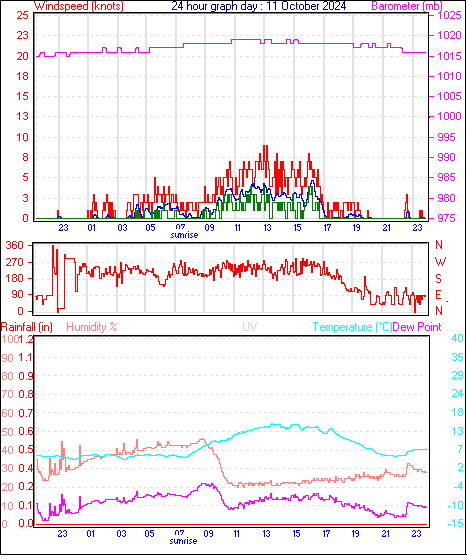 24 Hour Graph for Day 11